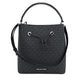 Suri Large Signature PVC Convertible Bucket Bag to Backpack Bag (Black Signature)