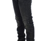 Sleek Gray Slim Fit Denim Jeans