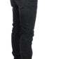 Sleek Gray Slim Fit Denim Jeans