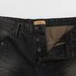 Sleek Gray Slim Fit Denim Jeans