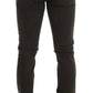 Chic Green Slim Fit Stretch Denim Jeans