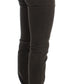 Chic Green Slim Fit Stretch Denim Jeans