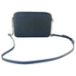 Jet Set Large East West Saffiano Leather Crossbody Bag Handbag (Black Solid/Silver Hardware)