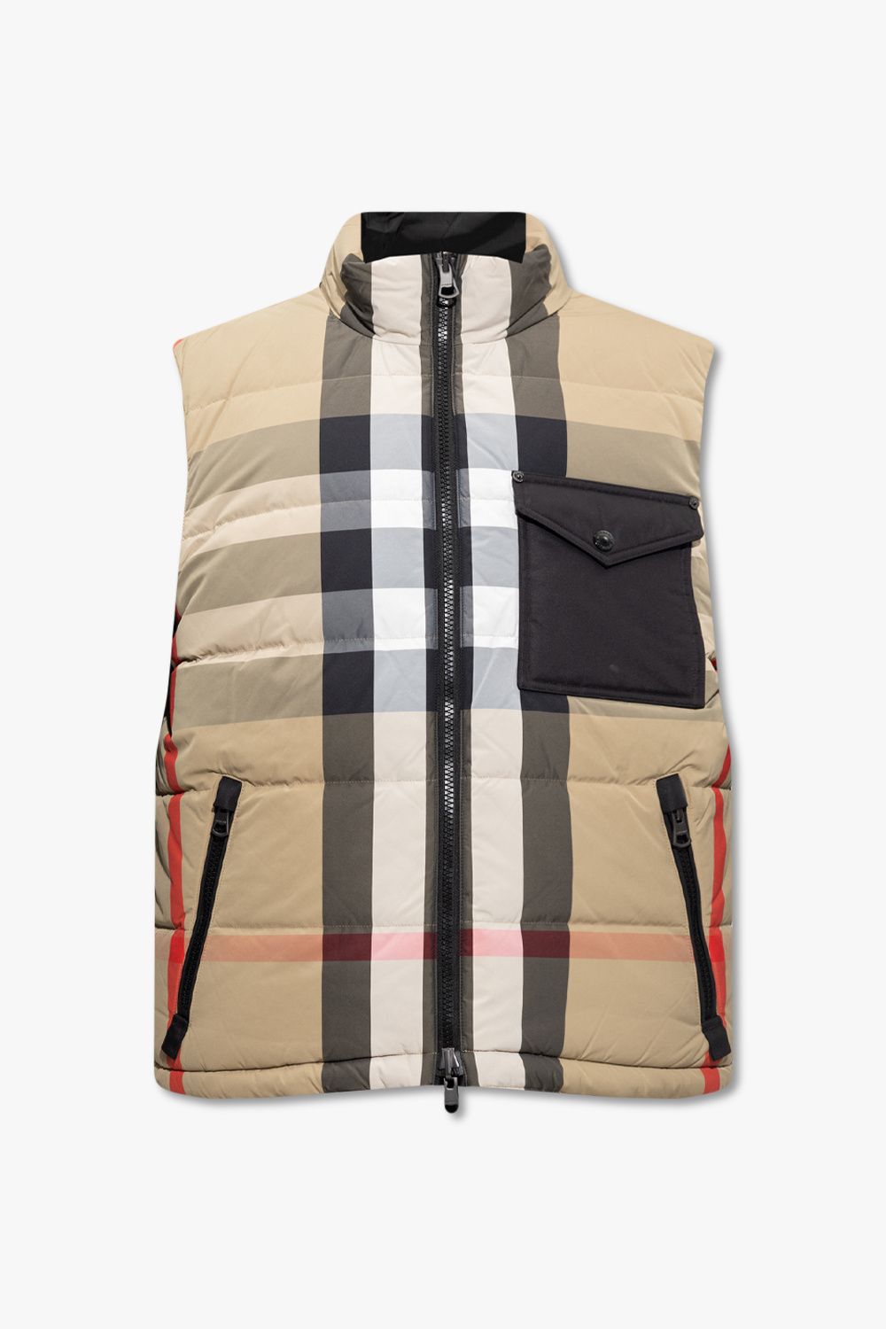 Elegant Beige Lightweight Quilted Vest