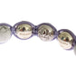 Purple CZ Howlite 925 Silver Bracelet