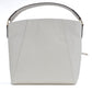 Evie Large Pebbled Leather Hobo Shoulder Bag Handbag (Light Cream)