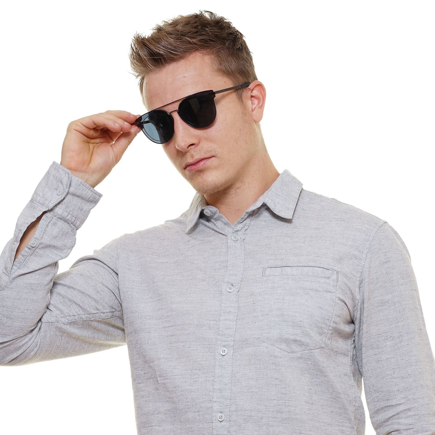 Silver Men Sunglasses