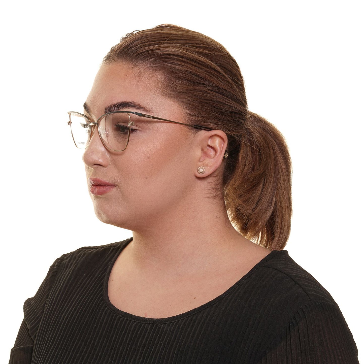 Gold Women Optical Frames