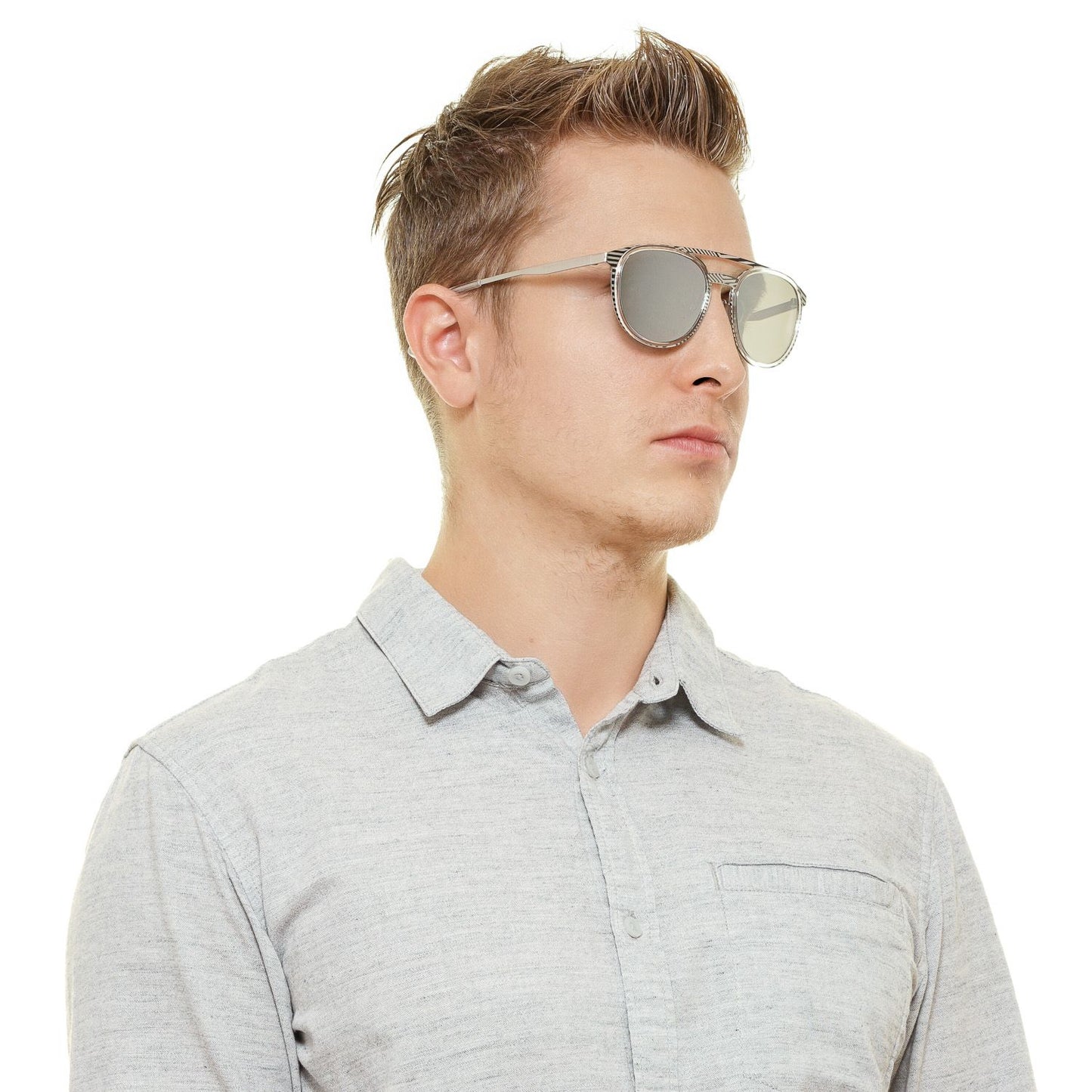 Gray Unisex Sunglasses