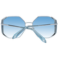 Elegant Silver Trapezium Sunglasses