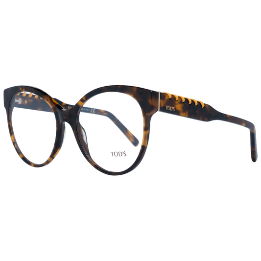 Chic Brown Round Full-Rim Women's Glasses