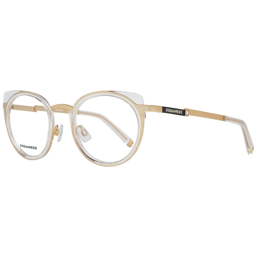 Gold Women Optical Frames