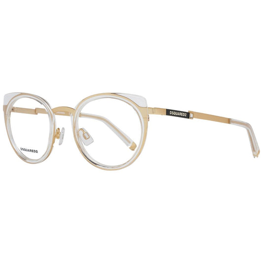 Gold Women Optical Frames