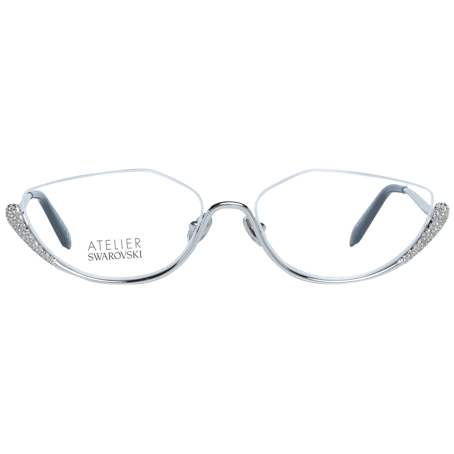 Sleek Silver Cat Eye Designer Frames