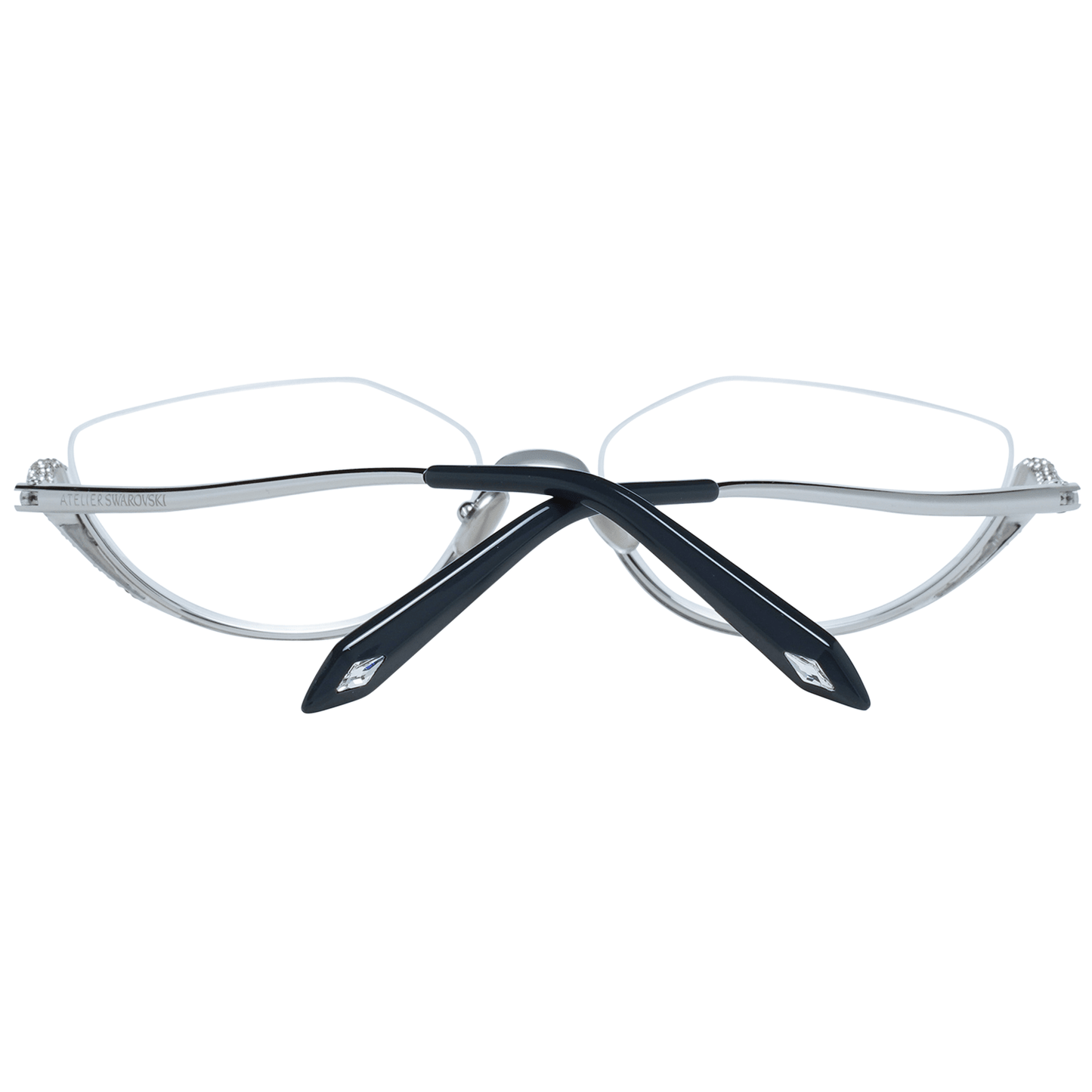 Sleek Silver Cat Eye Designer Frames