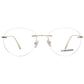 Gold Men Optical Frames