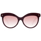 Burgundy Women Sunglasses
