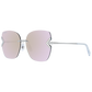 Elegant Rose Gold Oval Sunglasses