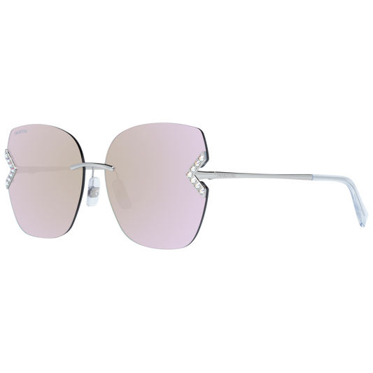 Elegant Rose Gold Oval Sunglasses