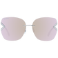 Elegant Rose Gold Oval Sunglasses