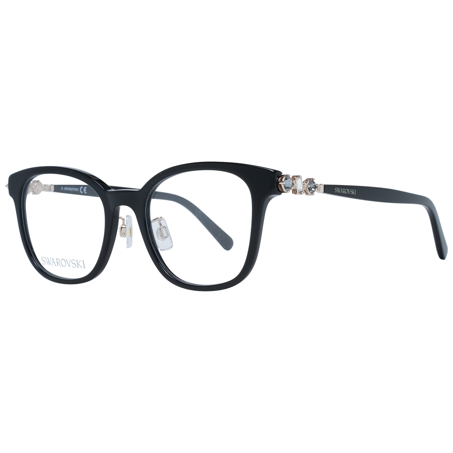 Elegant Black Acetate Full-Rim Eyeglasses