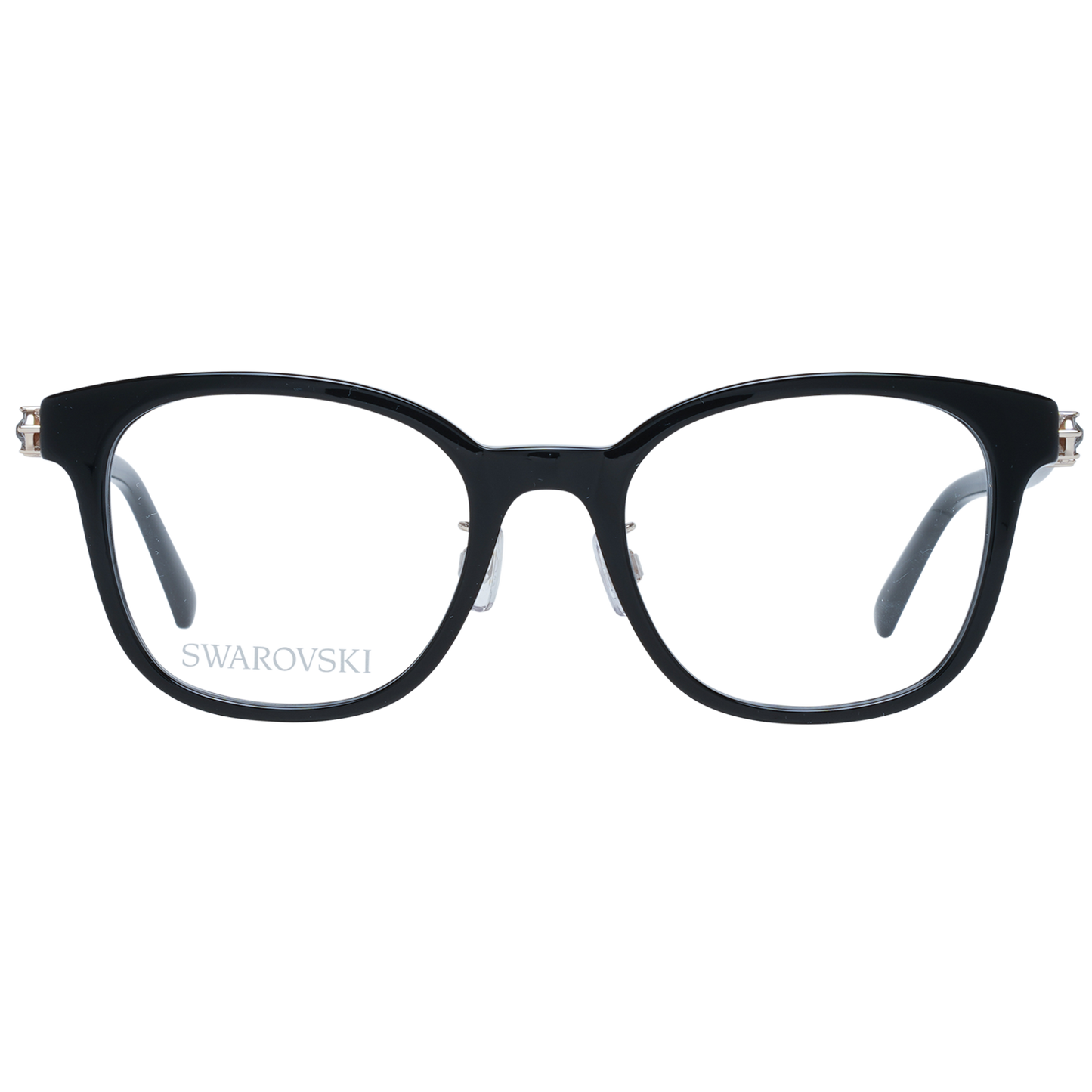 Elegant Black Acetate Full-Rim Eyeglasses