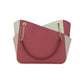 Jet Set Leather Large X Cross Chain Shoulder Tote Bag (Rosewood Multi)