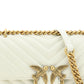 Elegant White Mini Love Shoulder Bag