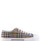 Archive Beige Italian Leather Sneakers