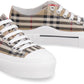 Archive Beige Italian Leather Sneakers