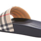 Elegant Beige Vintage Check Slides