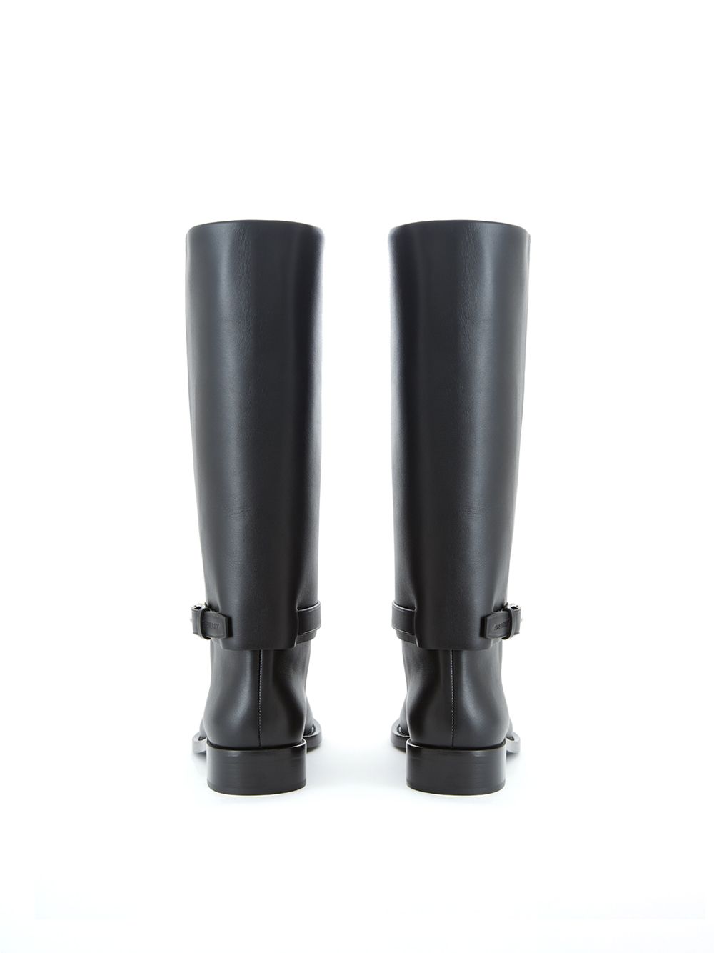 Equestrian Style Luxe Black Leather Boots