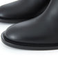 Elegant Leather Ankle Boots with Chic Buckle Detail