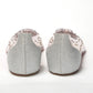 Silver Crystals Flat Point Toe Shoe