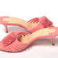 Operette Salmon Strappy Kitten Heel sandal