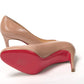 Nude Round Toe High Pump Shoe