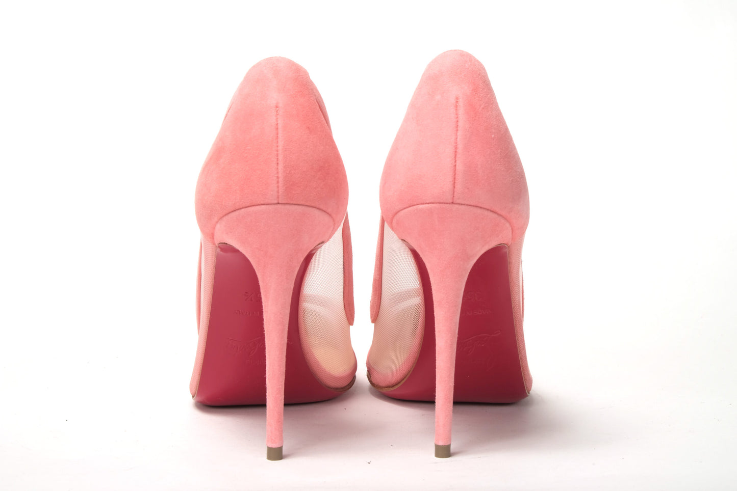 Pink Galativi Suede High Heels Pumps