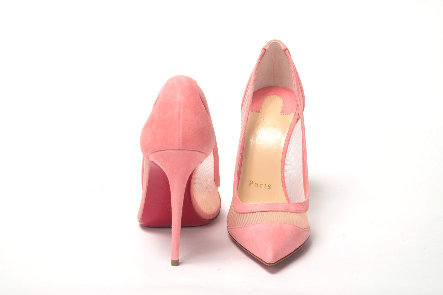 Pink Galativi Suede High Heels Pumps