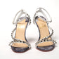 Multicolor silver Mafaldina Spikes High Heels