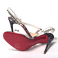 Multicolor silver Mafaldina Spikes High Heels