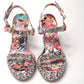 Multicolor Pyraclou 110 Patent High Heel Wedge