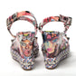 Multicolor Pyraclou 110 Patent High Heel Wedge