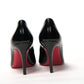 Simple Pump 85 Patent Black Heel
