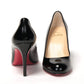 Simple Pump 85 Patent Black Heel