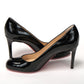 Simple Pump 85 Patent Black Heel