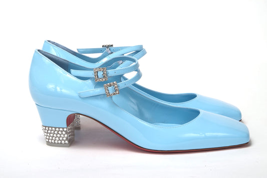 Splash 9Blue Aquajane 45 Patent Heel