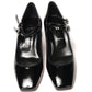 Black/Lin Black Aquajane 45 Patent Heel