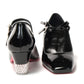Black/Lin Black Aquajane 45 Patent Heel