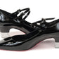 Black/Lin Black Aquajane 45 Patent Heel