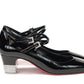 Black/Lin Black Aquajane 45 Patent Heel